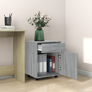 Rollschrank Grau Sonoma 45 cm