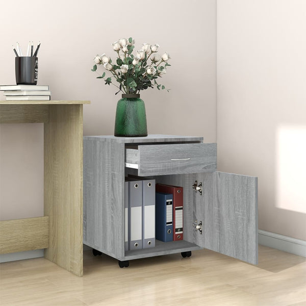 Rollschrank Grau Sonoma 45 cm