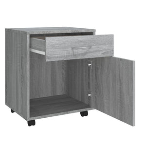 Rollschrank Grau Sonoma 45 cm