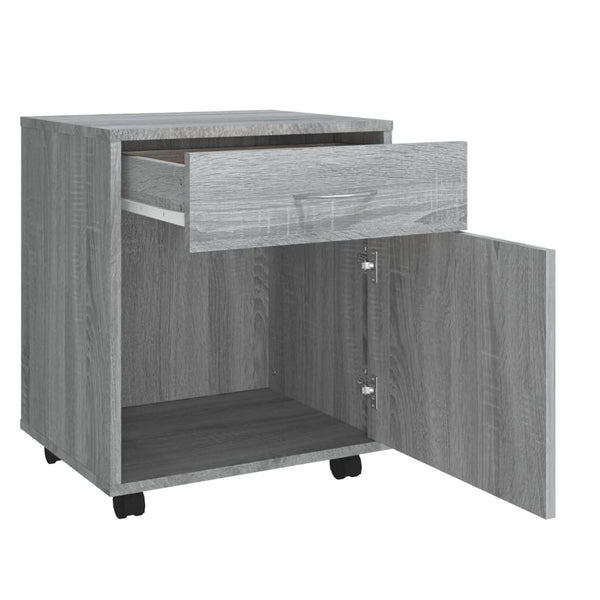 Rollschrank Grau Sonoma 45 cm