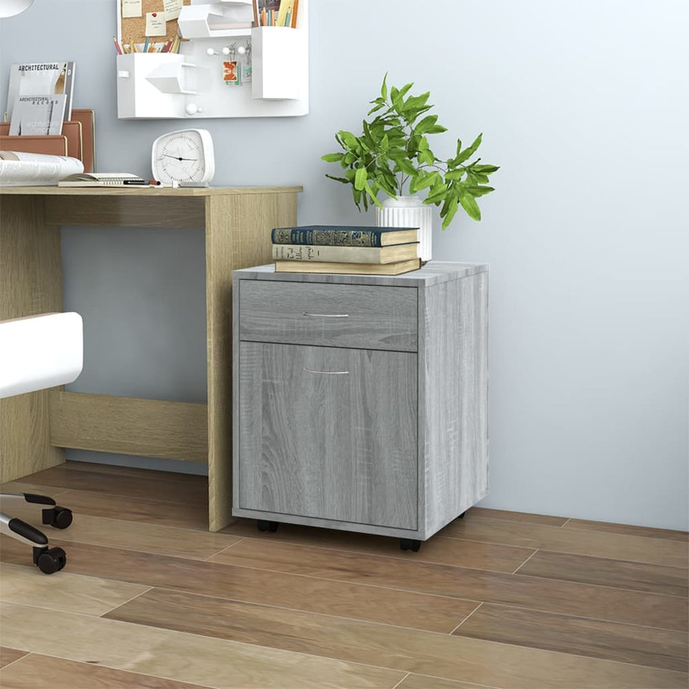 Rollschrank Grau Sonoma 45 cm