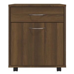 Rollschrank Braun Eichen-Optik 45x38x54 cm