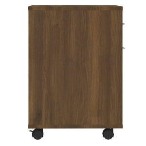 Rollschrank Braun Eichen-Optik 45x38x54 cm