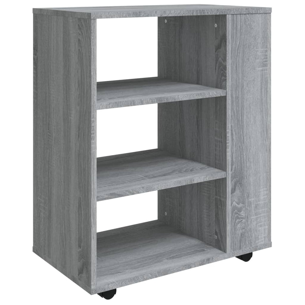 Rollschrank Grau Sonoma 60x35x75 cm
