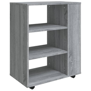 Rollschrank Grau Sonoma 60x35x75 cm