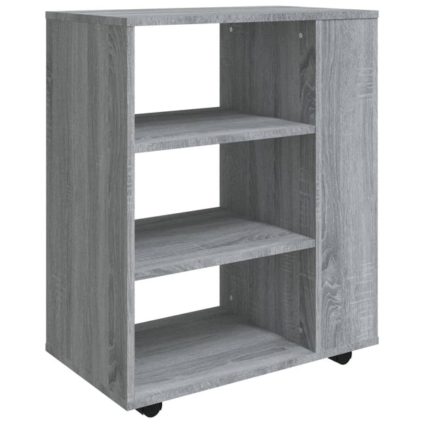 Rollschrank Grau Sonoma 60x35x75 cm