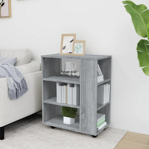 Rollschrank Grau Sonoma 60x35x75 cm