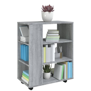 Rollschrank Grau Sonoma 60x35x75 cm