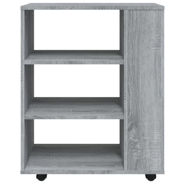 Rollschrank Grau Sonoma 60x35x75 cm