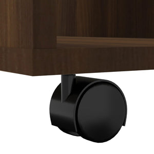 Rollschrank Braun Eichenoptik 60x75 cm