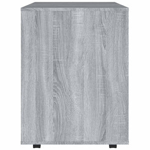 Rollschrank Grau Sonoma 60 cm