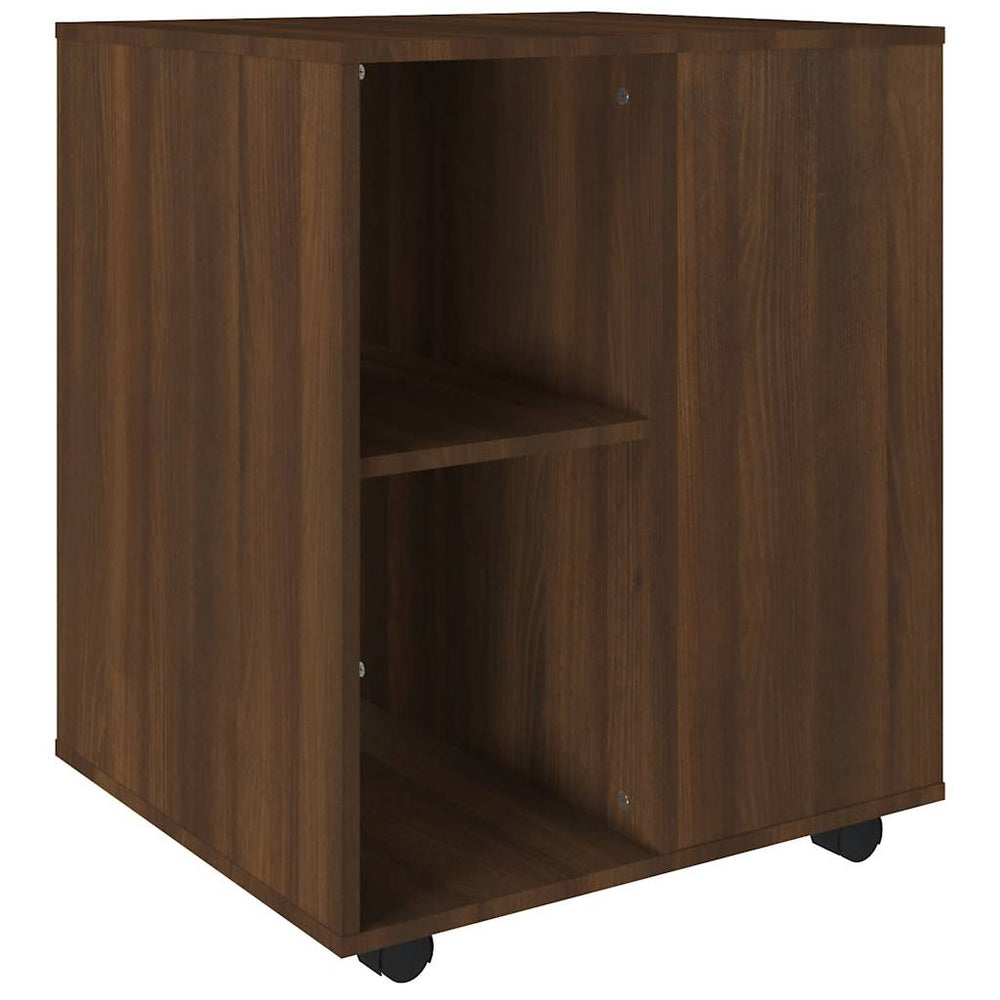 Rollschrank Braun Eichen-Optik 60x53x72 cm