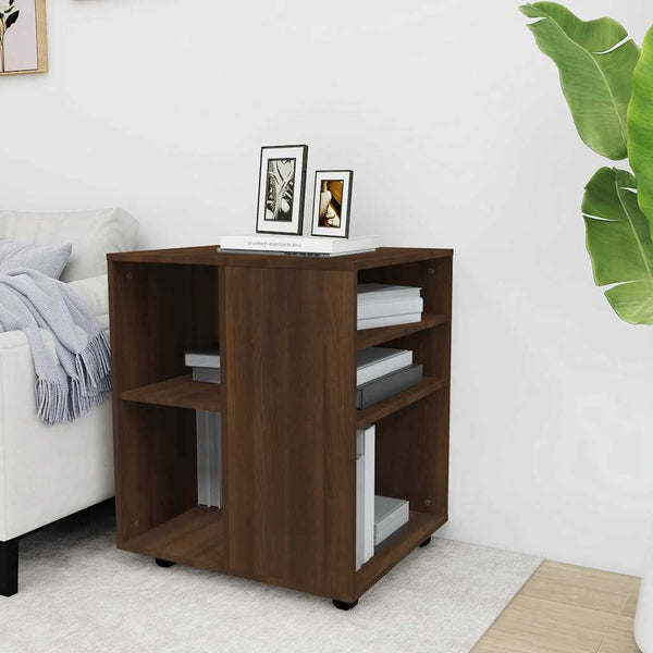 Rollschrank Braun Eichen-Optik 60x53x72 cm