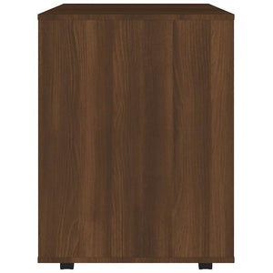 Rollschrank Braun Eichen-Optik 60x53x72 cm