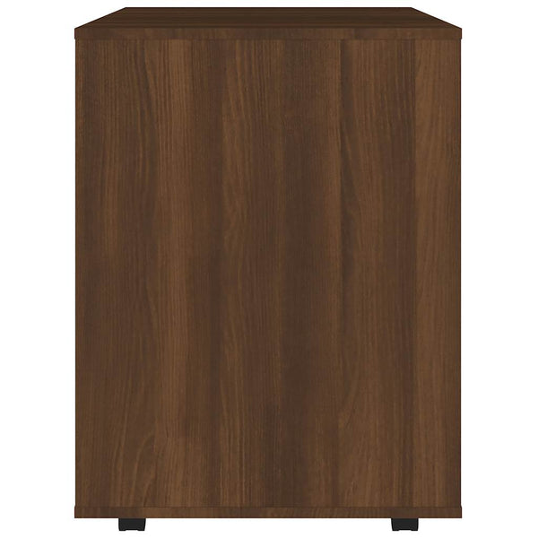 Rollschrank Braun Eichen-Optik 60x53x72 cm