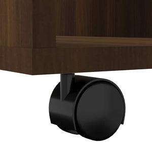 Rollschrank Braun Eichen-Optik 60x53x72 cm