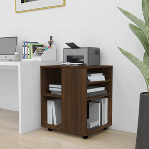 Rollschrank Braun Eichen-Optik 60x53x72 cm