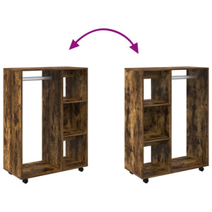 Kleiderschrank Räuchereiche 80x40x110 cm