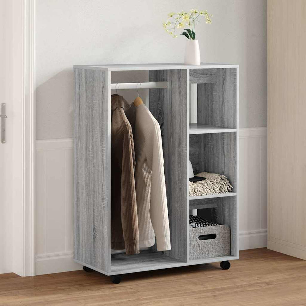 Kleiderschrank Grau Sonoma 80x40x110 cm