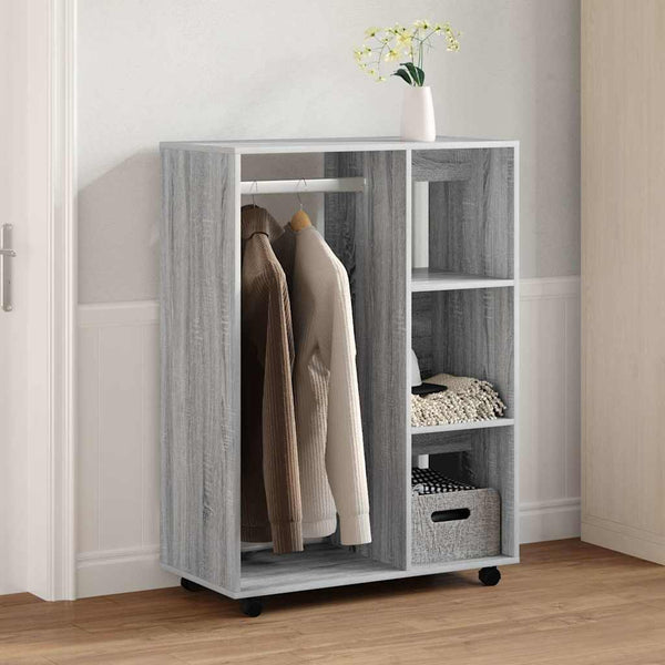 Kleiderschrank Grau Sonoma 80x40x110 cm