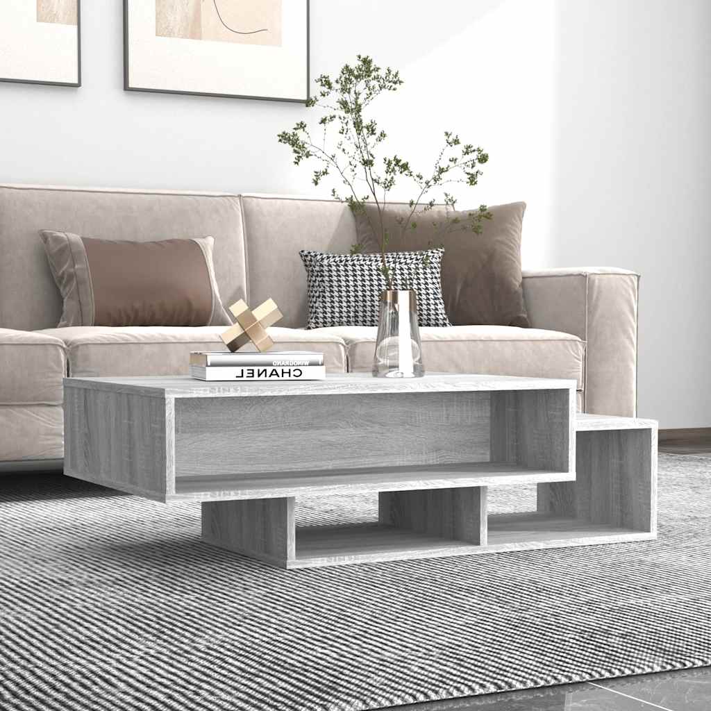 Grauer Couchtisch Sonoma 105 cm