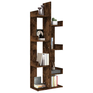 Bücherschrank Räuchereiche 48x25,5x140 cm