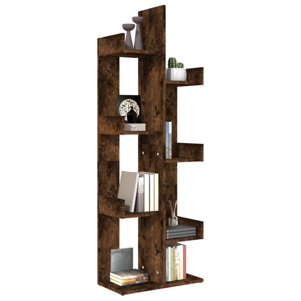 Bücherschrank Räuchereiche 48x25,5x140 cm
