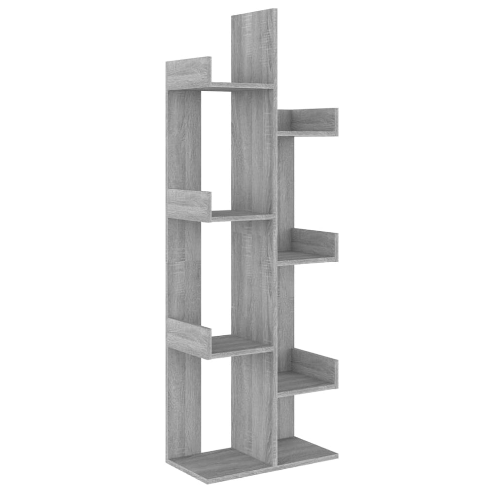 vidaXL Bibliothèque 48x25,5x140 cm gris Sonoma en bois d'ingénierie