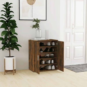 Schuhschrank Räuchereiche 60x35x70 cm