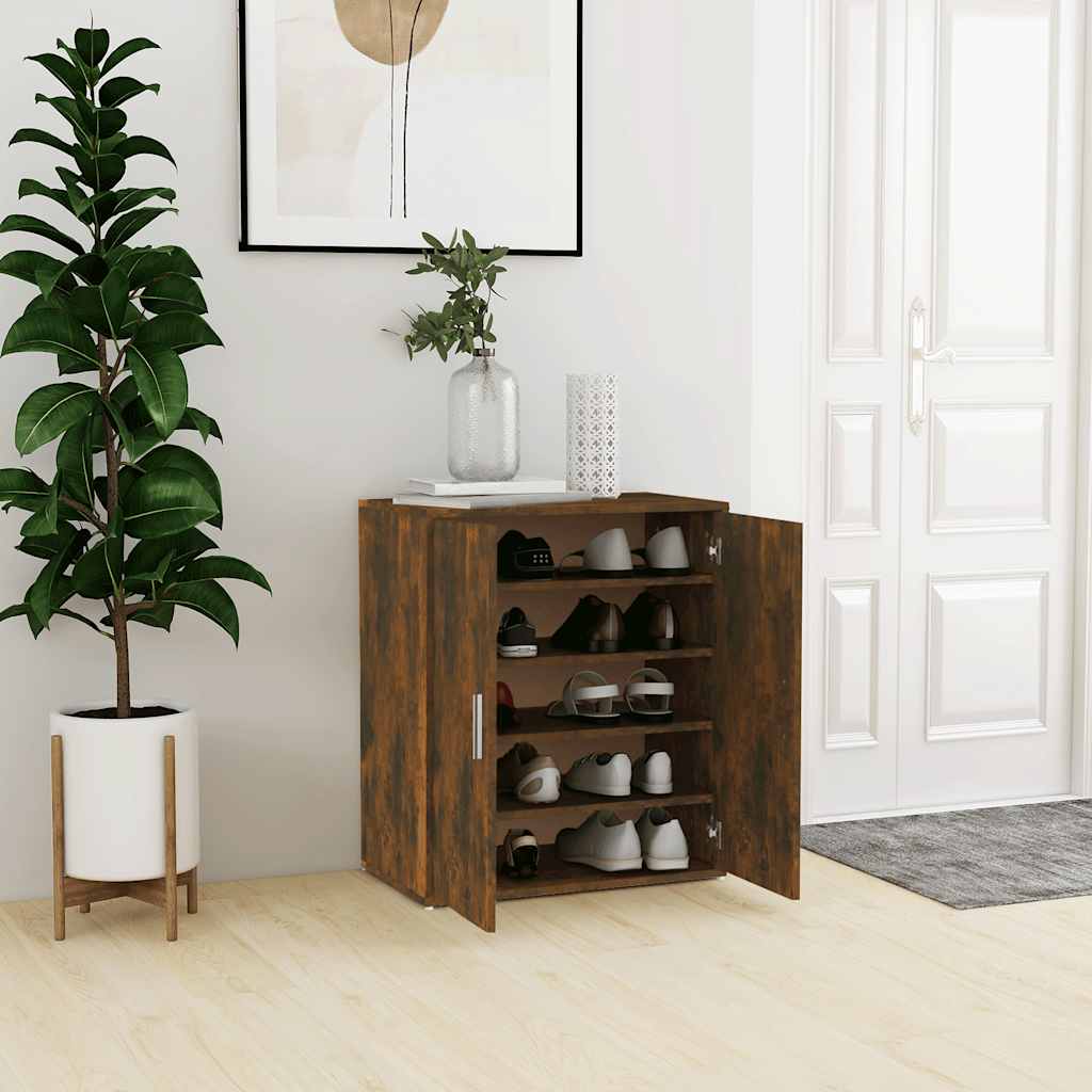 Schuhschrank Räuchereiche 60x35x70 cm