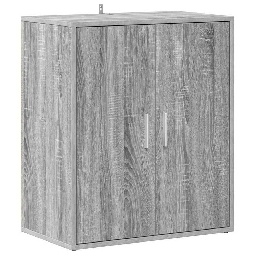 Schuhschrank Grau Sonoma 60x35x70 cm
