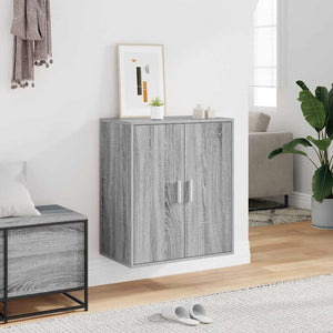 Schuhschrank Grau Sonoma 60x35x70 cm