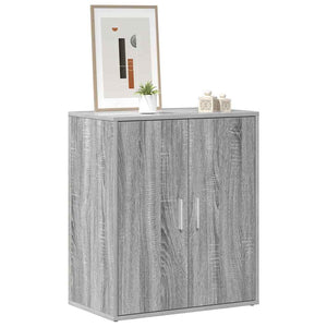 Schuhschrank Grau Sonoma 60x35x70 cm