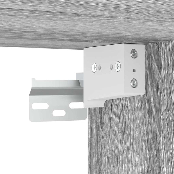 Schuhschrank Grau Sonoma 60x35x70 cm