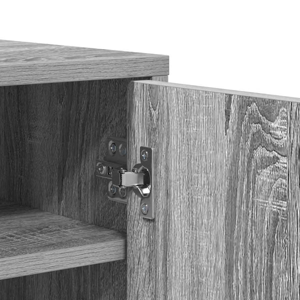Schuhschrank Grau Sonoma 60x35x70 cm