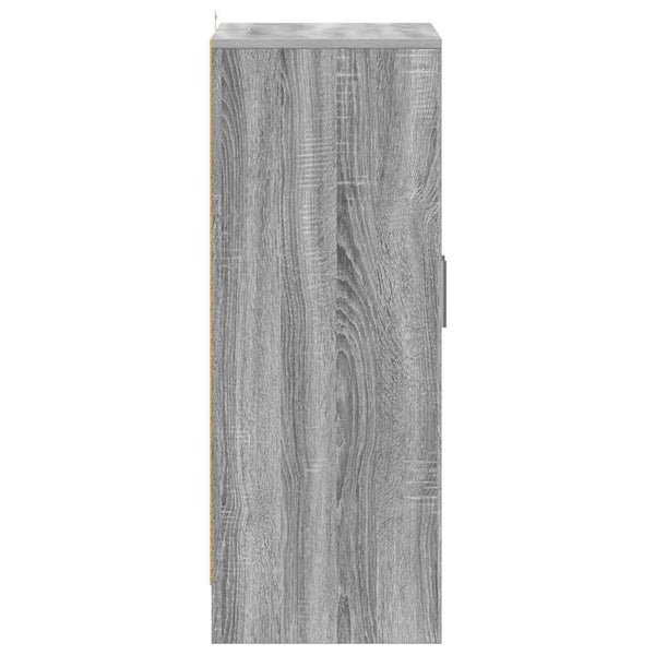 Schuhschrank Grau Sonoma 60x35x92 cm