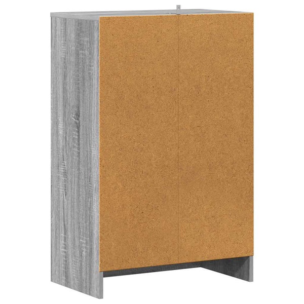 Schuhschrank Grau Sonoma 60x35x92 cm