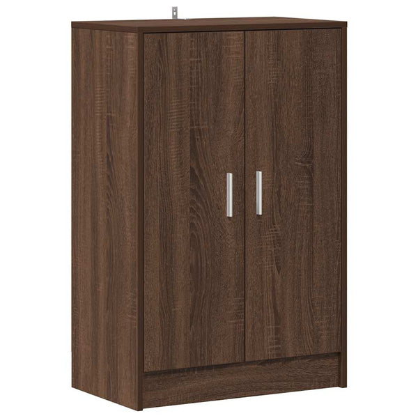 Schuhschrank Braun Eichenoptik 60x35x70 cm