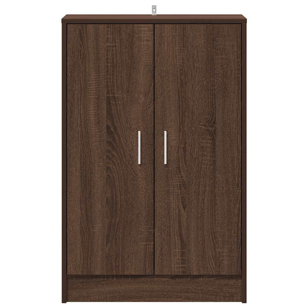 Schuhschrank Braun Eichenoptik 60x35x70 cm