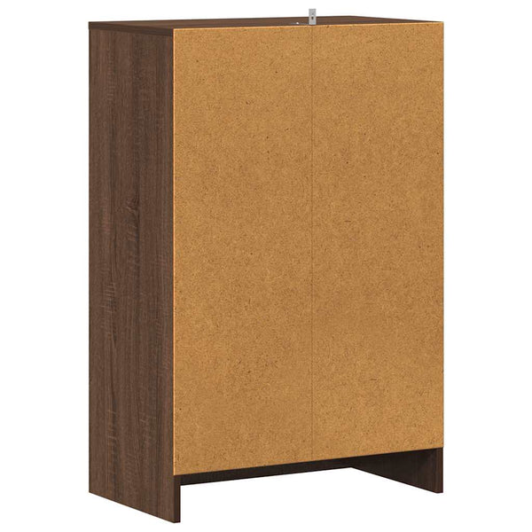 Schuhschrank Braun Eichenoptik 60x35x70 cm