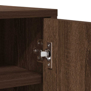 Schuhschrank Braun Eichenoptik 60x35x70 cm