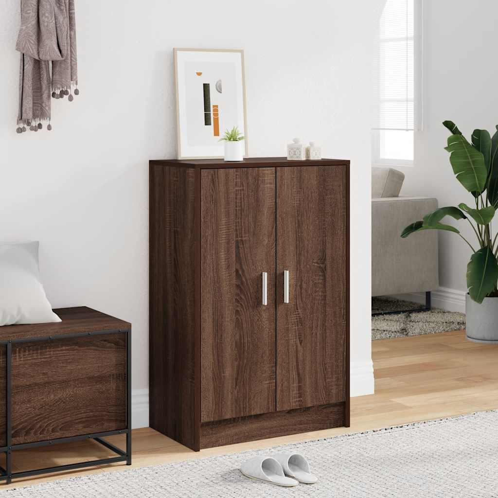 Schuhschrank Braun Eichenoptik 60x35x70 cm