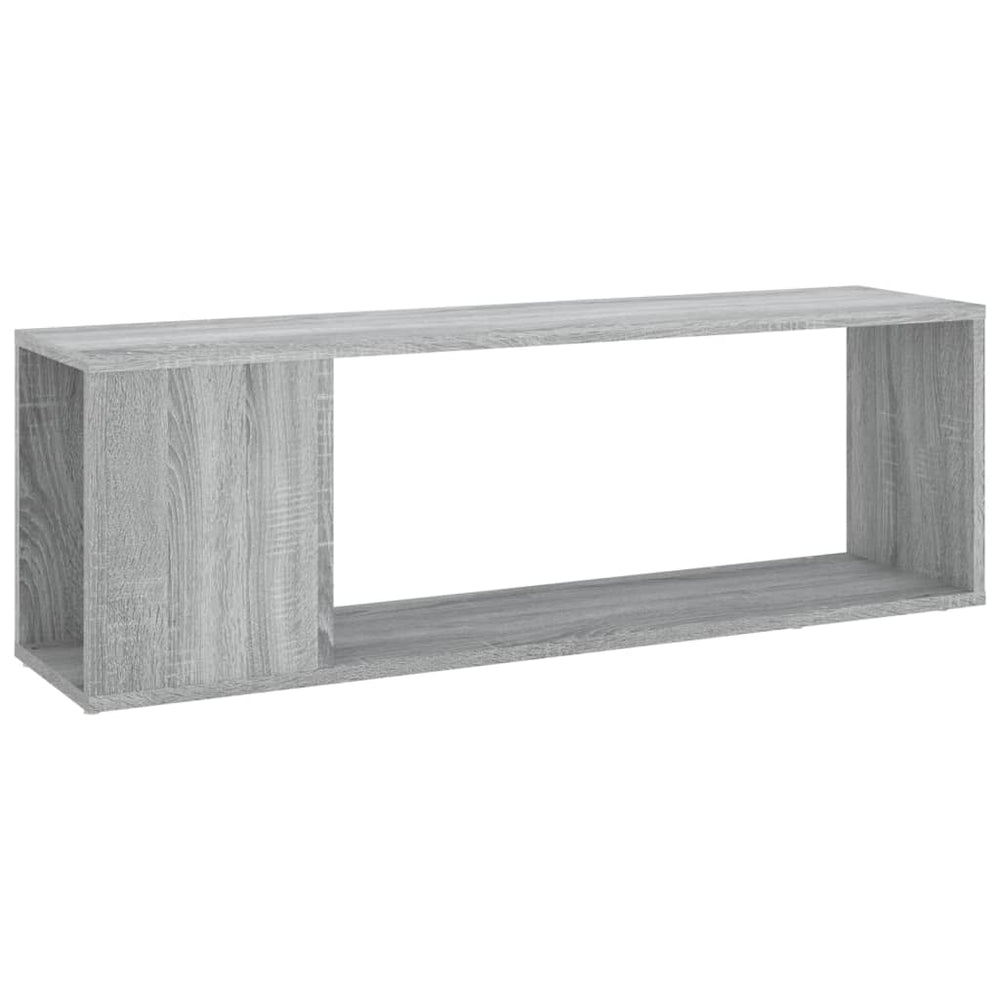 vidaXL Meuble TV gris Sonoma 100x24x32 cm bois d'ingénierie