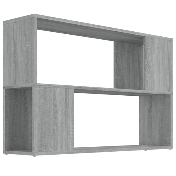 Bücherregal Grau Sonoma 100 cm