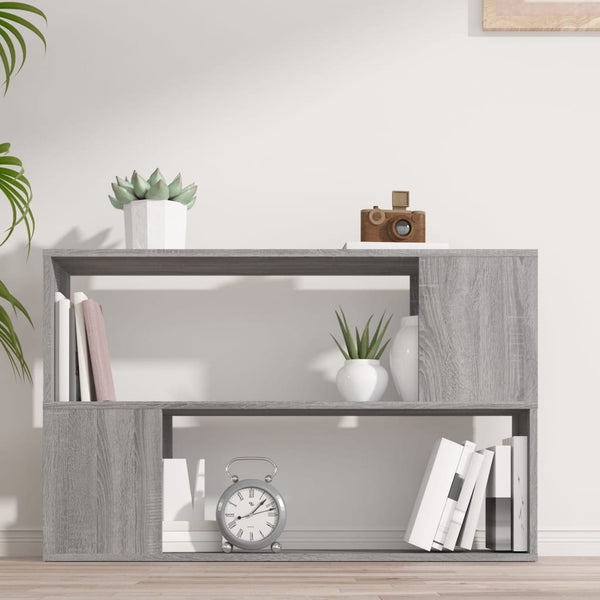 Bücherregal Grau Sonoma 100 cm