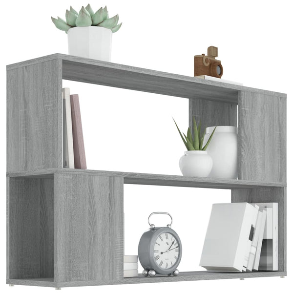 Bücherregal Grau Sonoma 100 cm