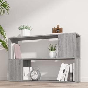 Bücherregal Grau Sonoma 100 cm