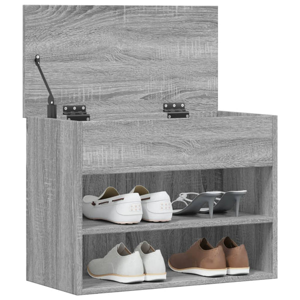 Schuhbank Grau Sonoma 60 cm