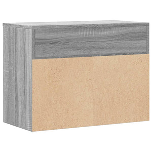 Schuhbank Grau Sonoma 60 cm