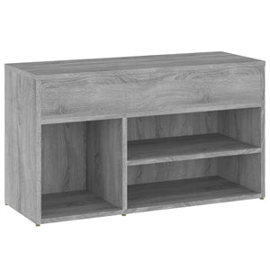 Schuhbank Grau Sonoma 80 cm